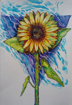 Sunflower Watercolor