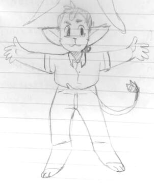fervi t-posing doodle