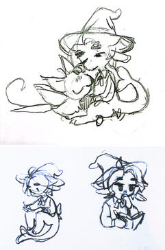 Tuna and Pho sketches