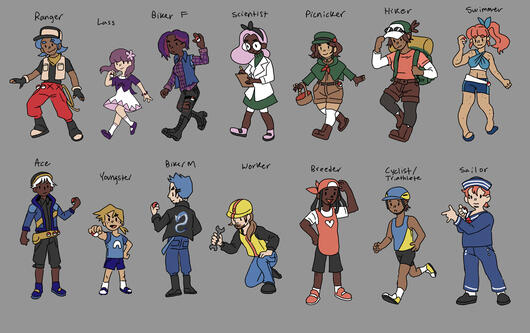 Pokemon SOUP Character Design