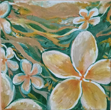 Flowery Flow, oil